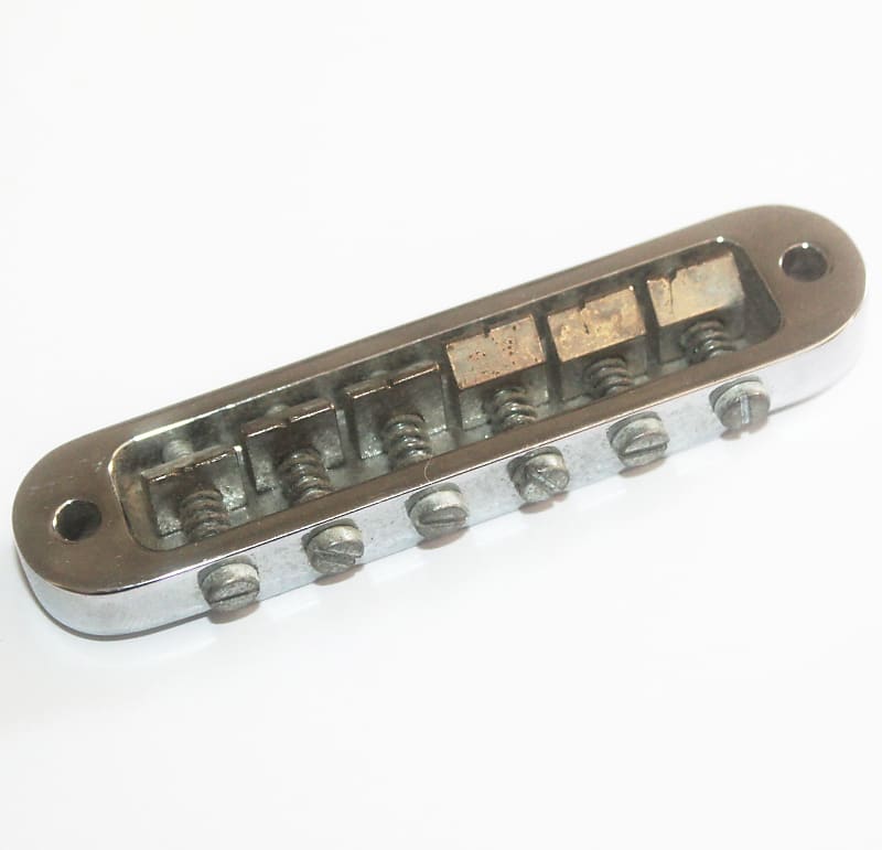 Tune O Matic Bridge Chrome Gotoh Mij Japan Reverb