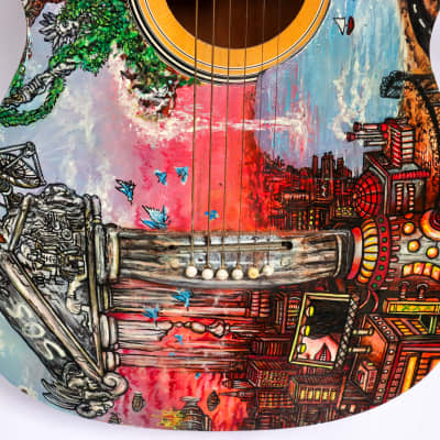Terra Insolitus hand-painted Guitart by John Lanthier image 12