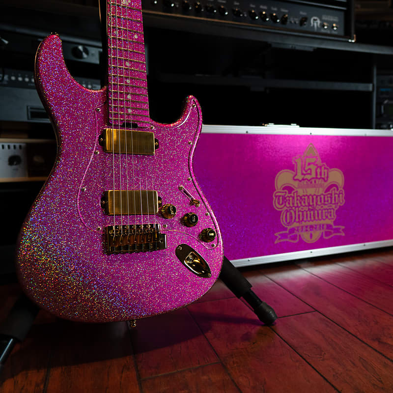 ギター ESP custom ESP Custom Shop SNAPPER-7 Ohmura Custom “Pink Monster