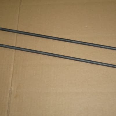 one (new old stock) pair Gambal Manufacturing GPN (UG13GPNXX) Bells, Xylophone Percussive Keyboard MALLETS, 1 inch White Hard Acrylic Ball Heads with Black Synthetic Shafts, with original packaging - from 1990s - early 2000s image 3