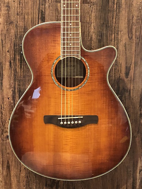 USED Ibanez AEG20II VV Sunburst Acoustic Electric Guitar Sunburst