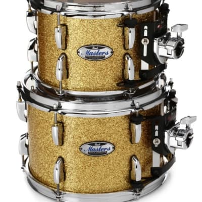 Pearl Masters Complete MCT924XEDP/C 4-Piece Shell Pack in Bombay Gold Sparkle image 3