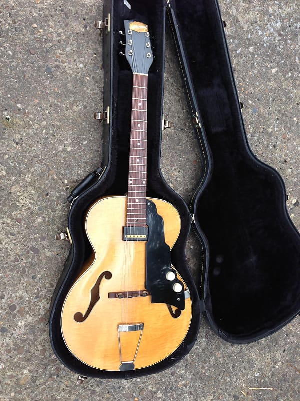 National Guitar  1120 New Yorker Archtop 1952/3 Natural Maple image 1