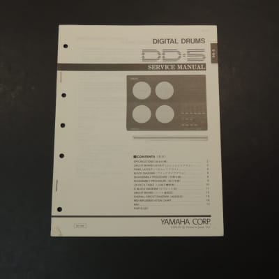 Yamaha DD-5 Service Manual [Three Wave Music]