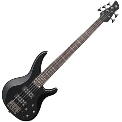 Yamaha TRBX305 5-String Electric Bass Guitar - Black BASS ESSENTIALS BUNDLE image 2
