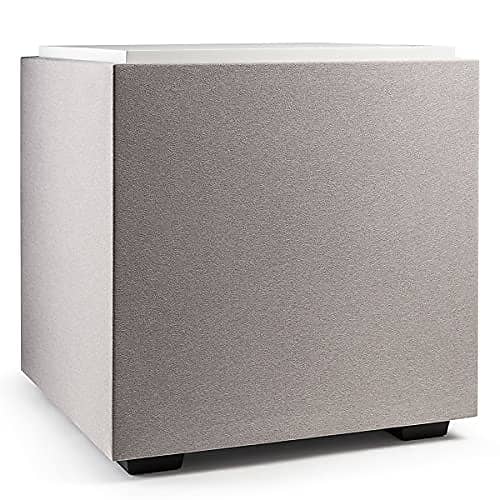 Definitive Technology Descend DN10 10&quot; Subwoofer Digitally Optimized &#039;for Movies and Music, 500W Peak Class D Amplifier &amp; (2) Pressure-Coupled 10&quot; Ultra Low Bass Radiators, 2021 Model &#039; White  			