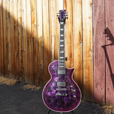 ESP ORIGINAL ECLIPSE CUSTOM Purple Peel 6-String Electric Guitar w/ Case (2024) image 2