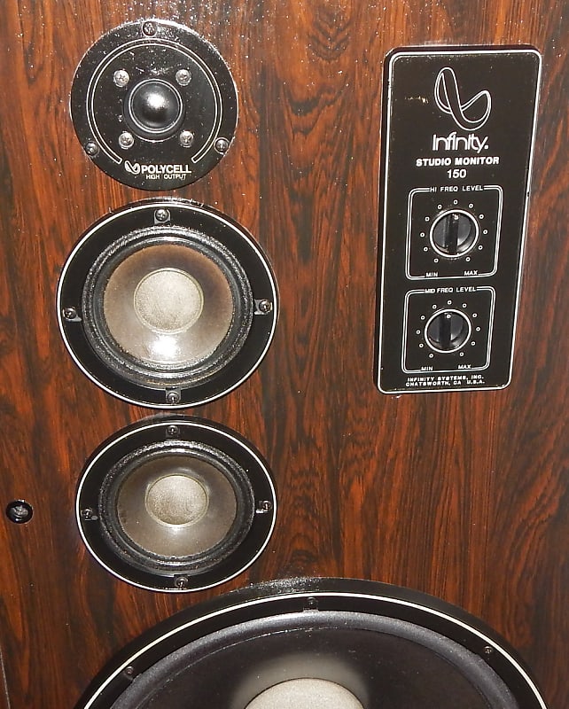 Infinity SM-150 studio monitor 150 speakers with professionally