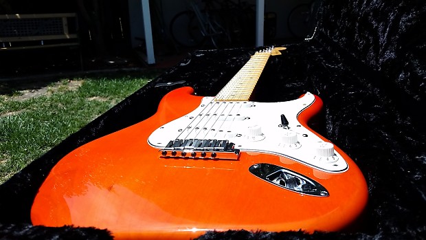 Fender Custom Shop Stratocaster 2008 Sunset Orange Guitar image 1