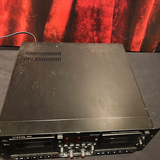 Tascam 322 Dual Well Auto-Reverse Cassette Recorder | Reverb
