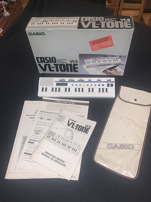 Casio VL-5 VL-Tone 37-Key Synthesizer Keyboard