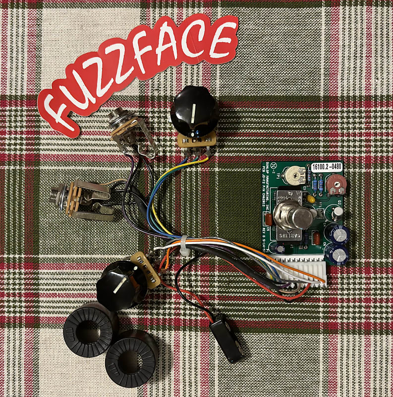 Dunlop JDF2 Fuzz Face: NKT-275 Red-Dot Complete Wiring | Reverb