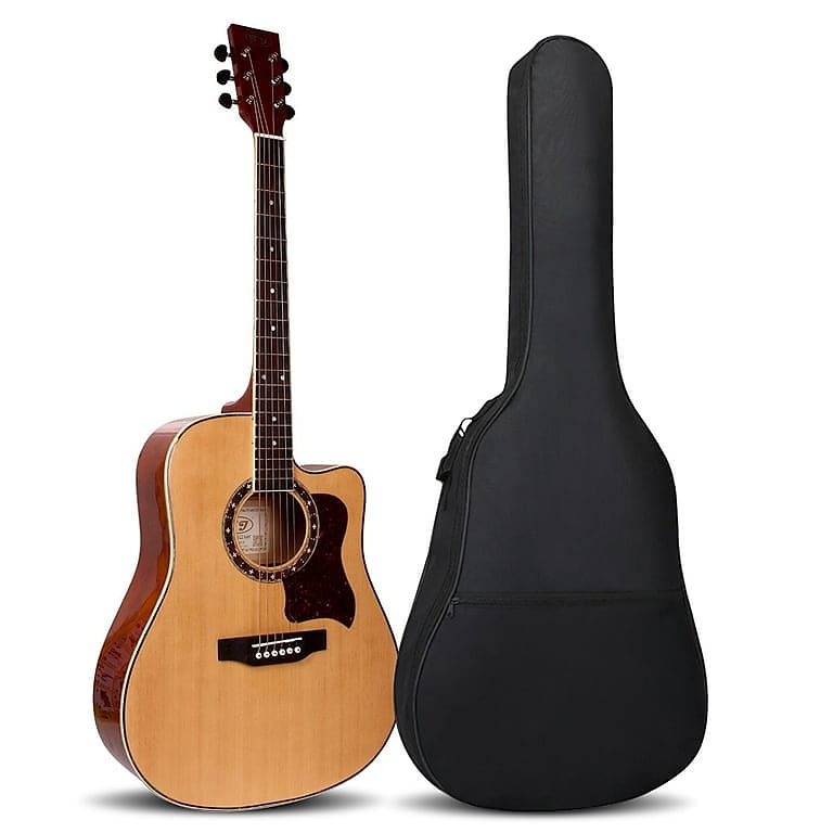 New OEM Guitar Bag 40-41" Acoustic Guitar Bag Waterproof Case with Dual Adjustable Shoulder Strap, Dust Cover Black 2023 image 1