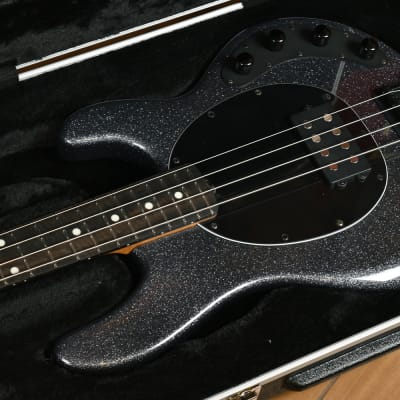 Music Man StingRay Special H Ebony Fingerboard Roasted Maple Neck Charcoal Sparkle image 2