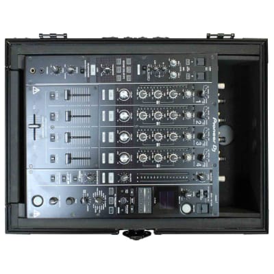 Odyssey FZ12MIXXDBL Universal Black 12″ Format DJ Mixer Flight Case with Extra Deep Rear Cable Compartment image 5