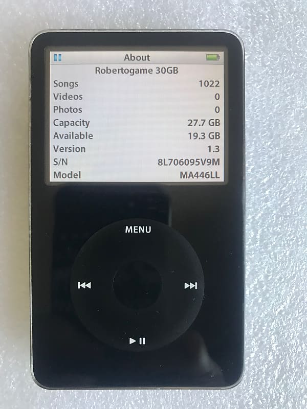 【動作品】iPod Classic 30GB 5.5世代 5世代 A1136 30GB Apple iPod Classic 5th Gen (with Video) A1136 #3 | eBay