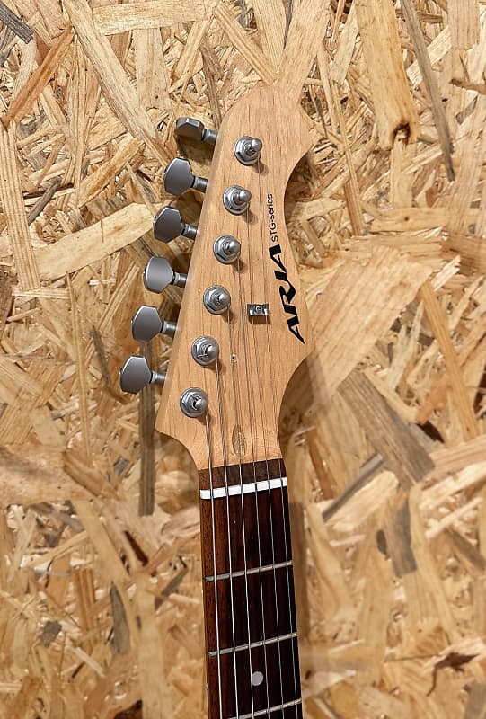 Aria STG Series Active Electric - Natural, Rosewood | Reverb