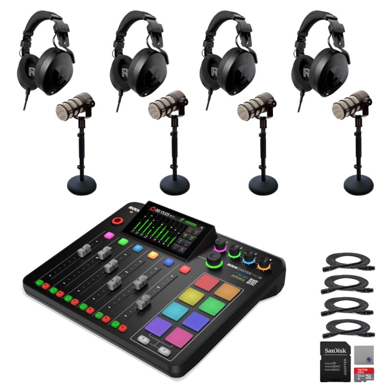 Rode Rodecaster Pro II USB Studio Mixer Console for Audio