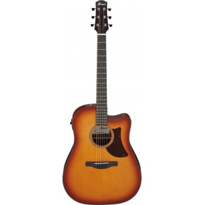 IBANEZ AAD50CE-LBS Advanced Acoustic Elektro-Akustik-Gitarre, Light Brown Sunburst for sale