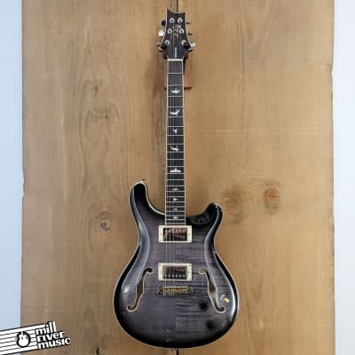 PRS SE Hollowbody II Charcoal Burst Electric Guitar w/ OHSC Used image 2