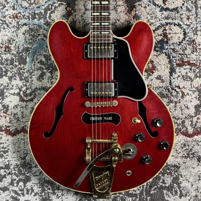 Vintage 1960 Gibson ES345 W/ 2 PAFs Bigsby & Original Hardshell Case! Clean!! image 7
