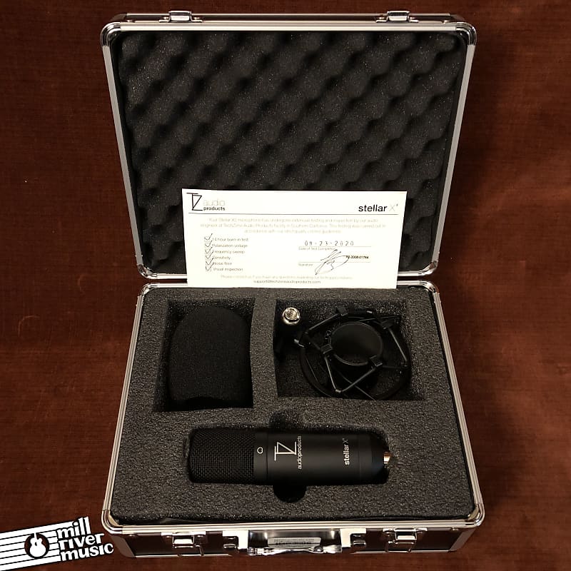 TechZone TZ Audio Products Stellar X2 Large-Diaphragm Condenser Microphone  w/ Case