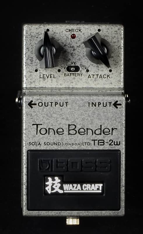 Boss TB-2W Tone Bender Waza Craft - Silver image 1
