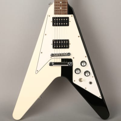 Epiphone Michael Schenker Flying V - Limited Edition - 2005 Korea -  Black/White | Reverb