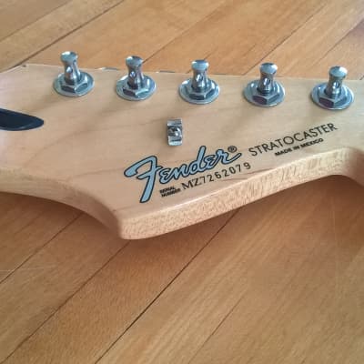 Genuine Fender Stratocaster Neck -- 2007; MIM; Solid One-Piece Maple; w/ Original Fender Logo Tuners, Bone Nut & String Tree image 5