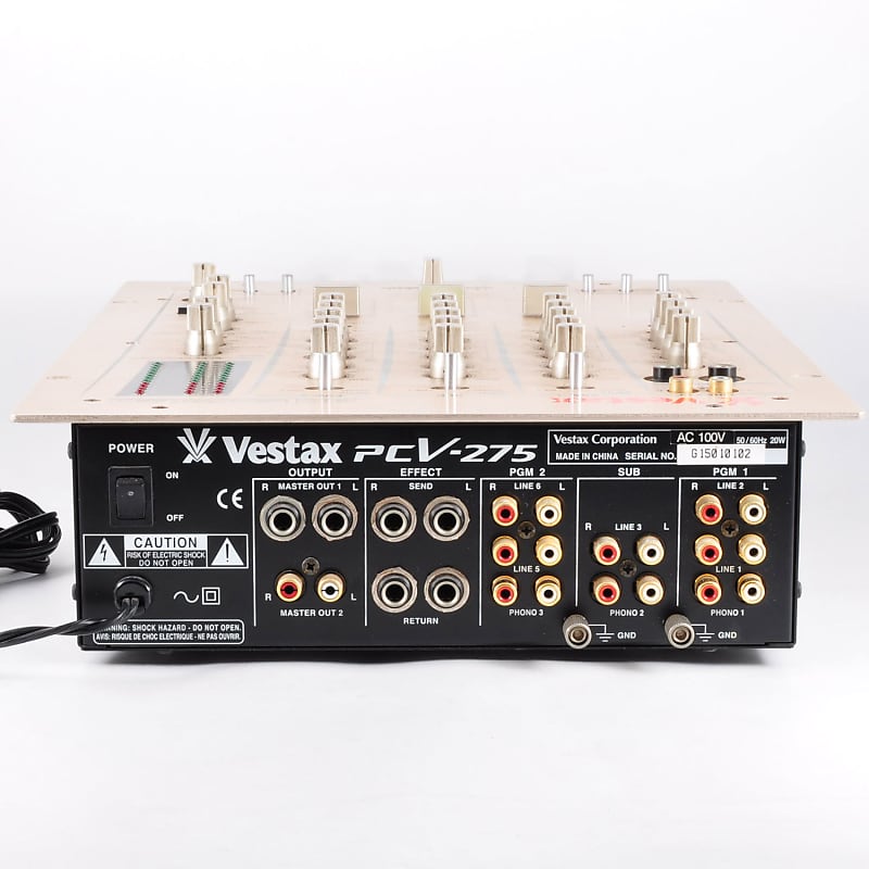 Vestax PCV-275 DJ Mixer Professional Mixing Controller Used Vestax PCV-275 DJ Mixer Professional Mixing Controller Used
