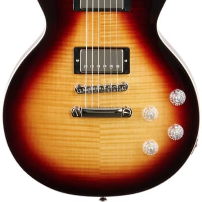 Epiphone Les Paul Modern Figured Electric Guitar, Bourbon Burst image 3