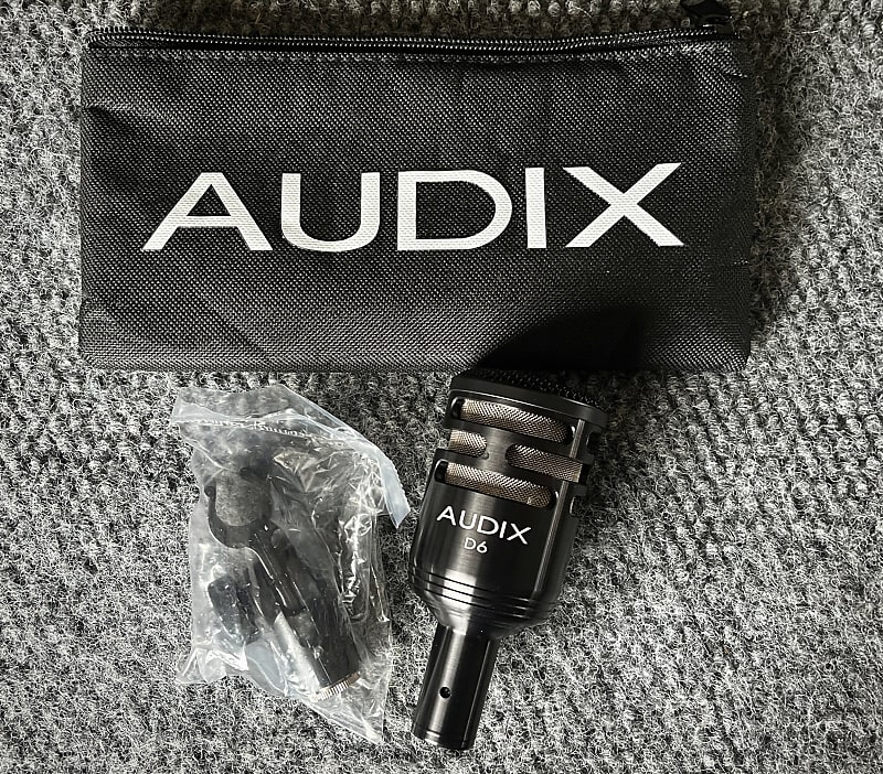 Audix D6 Dynamic Kick Drum Microphone 2010s - Black image 1