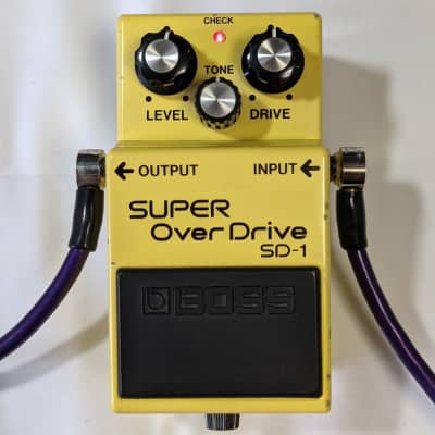 Boss SD-1 Super Overdrive 1981 - 1988 Made In Japan socketed&PSA