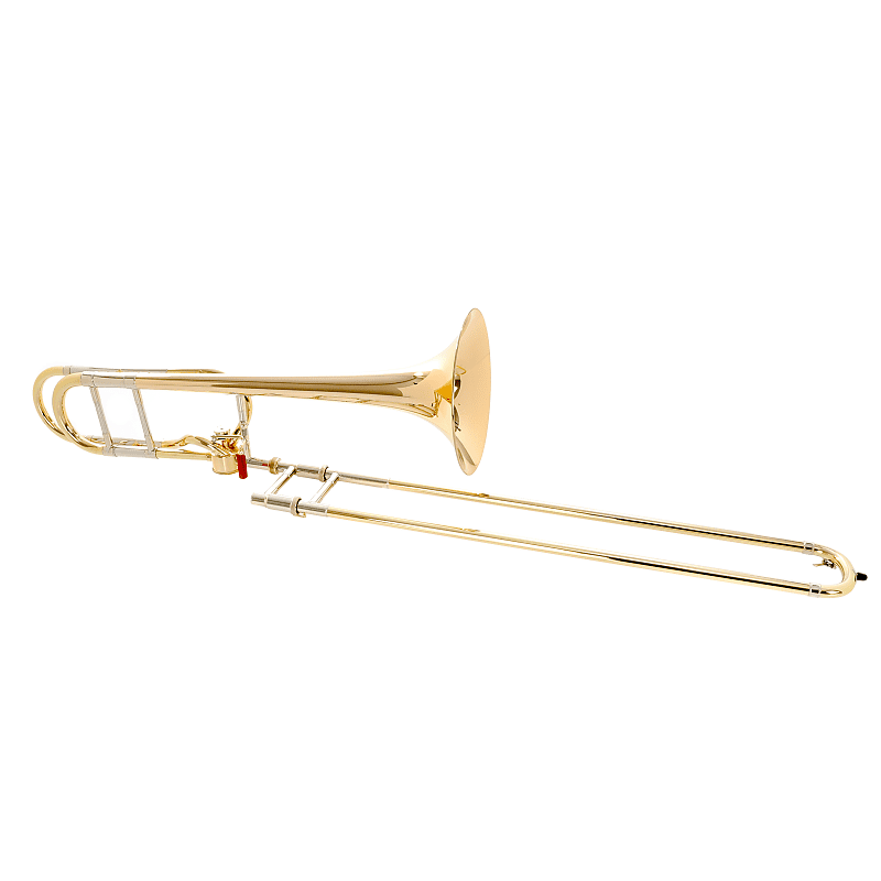 Bach 42AG Stradivarius Professional Model Tenor Trombone Outfit w/ Gold  Brass Bell