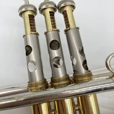 1952 Lacquer Reynolds Model 51 Professional "Sterling Deluxe" Bb Trumpet image 4