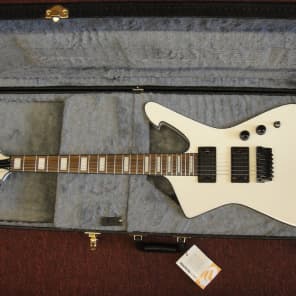 Ibanez Iceman IC500 White w Hardshell Case Reverb