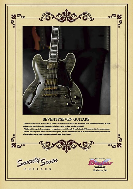 2016 Seventy Seven Stork-Jazz ($1250) Sharpened Flat