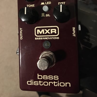 MXR M85 Bass Distortion 2021 - Merlot image 3