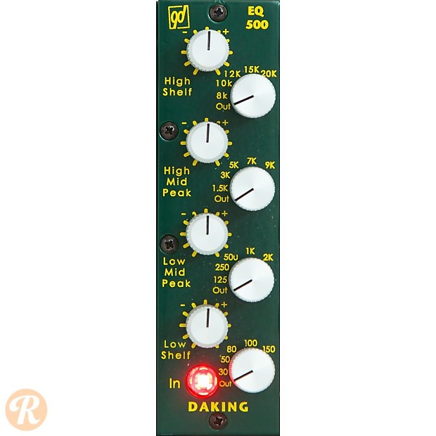 Daking EQ 500 4-Band 500 Series Equalizer Module image 1