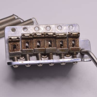 1957-1962 Vintage Fender Custom Shop Stratocaster Bridge PAT PEND ~NICKEL~ Relic 1950' 1960s image 4