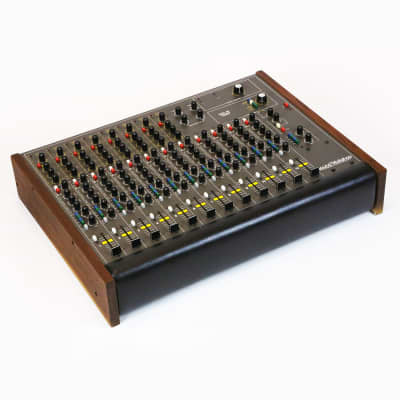 1970s Sound Workshop 1280B Vintage Original SW 1280 B Analog XLR Sidecar Mixer Mixing Summing Console w/ 8 EQ & 12 MicPres API image 4
