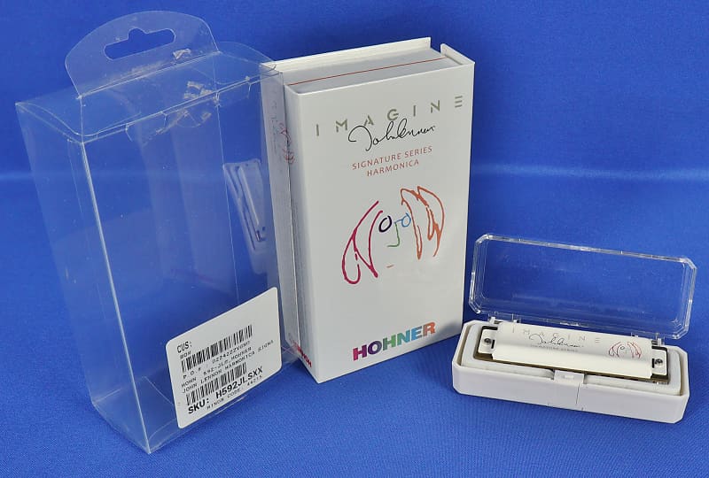 Hohner 592JLS John Lennon Signature Series Harmonica Key of C Open Box