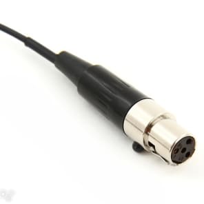 Countryman E6 Omnidirectional Earset Microphone - Low Gain with 1mm Cable and TA4F Connector for Shure Wireless - Light image 5