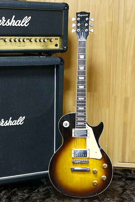 Rare 1970's Epiphone Japan Les Paul Standard Long Neck tenon