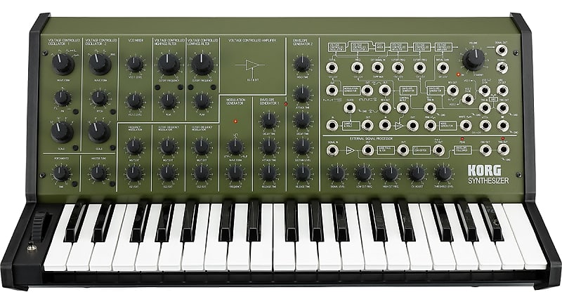 Korg MS-20 FS Monophonic Analog Synthesizer 2020 - Present - Green image 1