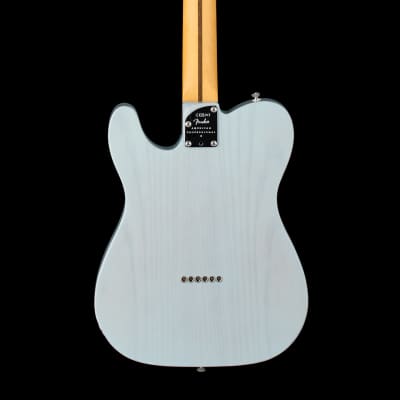 Fender Limited Edition American Professional II Telecaster Thinline - Transparent Daphne Blue #15251 image 4