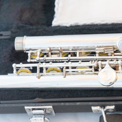 Yamaha YFL-385H Intermediate Flute *Silver Headjoint *Made in Japan *B-foot *Cleaned & Serviced image 9