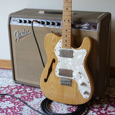 【Japan Vintage】1976 Greco Spacey Sounds TE500 Fender Thinline Telecaster Copy in Natural image 2