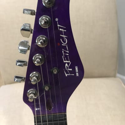 Fretlight Orianthi Signature FG-551 Guitar Learning System Trans Purple w/ case, software & extras image 6