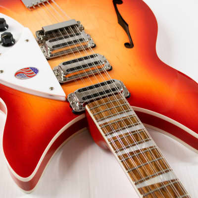 Rickenbacker 1993 Plus Semi-Hollow Electric Guitar - Fireglo image 6